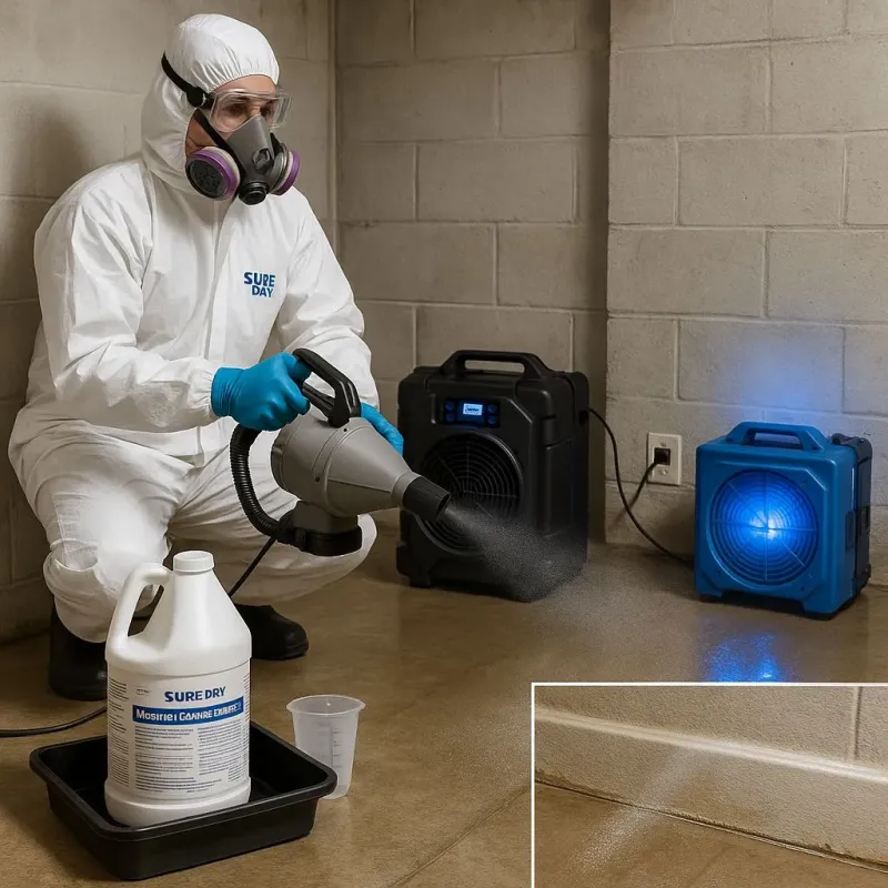 Sanitization and Odor Removal process in Closter, NJ